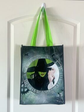 Wicked the musical Broadway play tote bag